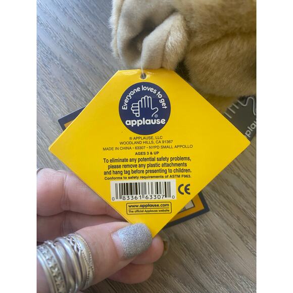 Vintage NWT Applause NYC Police Dog Apollo 9/11 Rescue Tribute German Shepherd - Picture 9 of 11